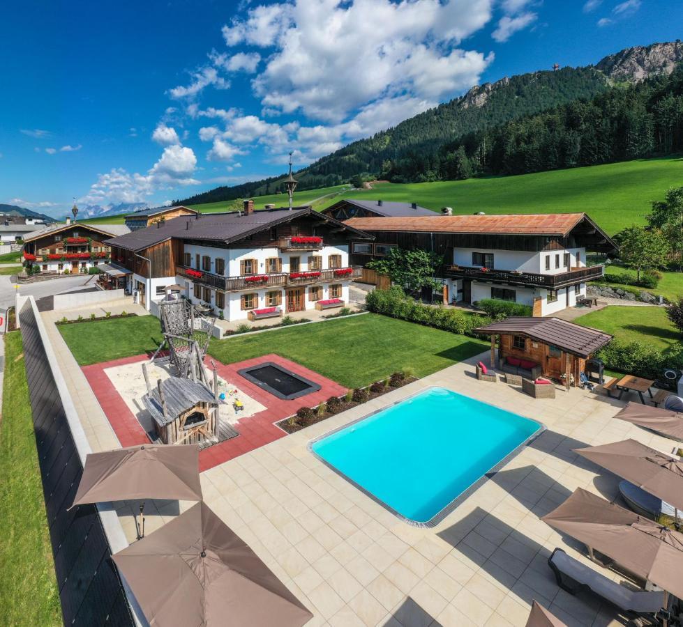 Ferienwohnung Tierwarthof Fieberbrunn Exterior foto